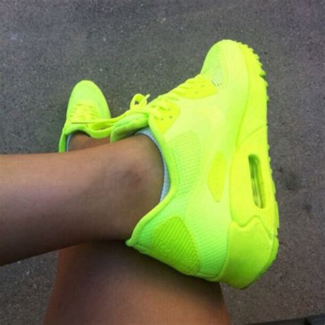 big yellow shoes|fluorescent yellow shoes.